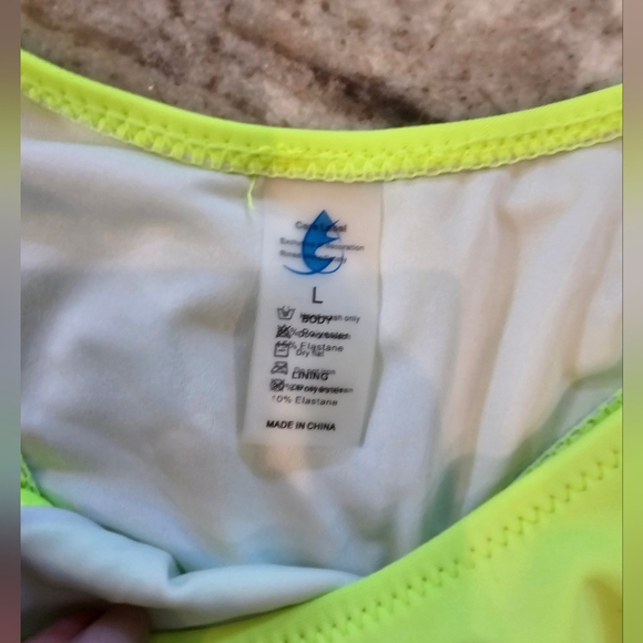 Lucky Brand Yellow Bikini Set NWT women’s medium - Picture 3 of 8